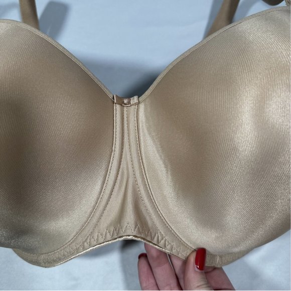 NWT $64 Fantasie [ 34K US ] Underwire Smoothing T-shirt‎ Bra in NUDE - Picture 4 of 9